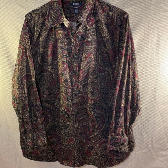 Chaps no iron collared shirt - Sz 2X - Picture 1 of 3